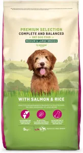 Amazon Premium Selection Salmon & Rice Medium and Large Breed