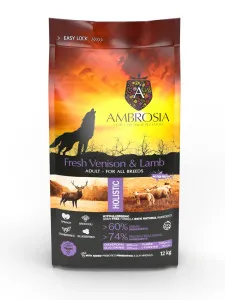 Ambrosia Adult All Breeds Fresh Venison & Lamb