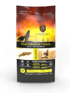 Ambrosia Adult Mini Breeds Fresh Salmon & Chicken