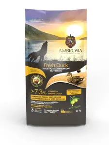 Ambrosia Mediterranean Diet Adult All Breeds Fresh Duck