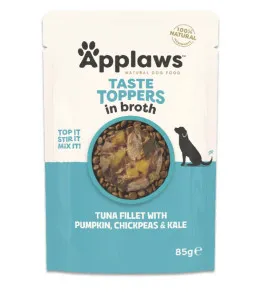 Applaws Taste Toppers in Broth Tuna Fillet with Pumpkin, Chickpeas & Kale