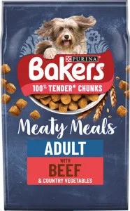 Bakers Adult Meaty Meals Beef