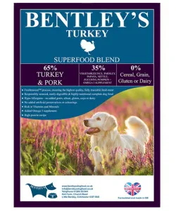 Bentley's Free Range Turkey Superfoods Blend
