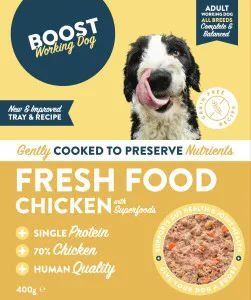 Boost Chicken With Superfoods For Working Dogs