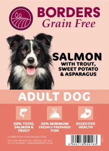 Borders Pet Foods Grain Free Adult Salmon, Trout, Sweet Potato & Asparagus
