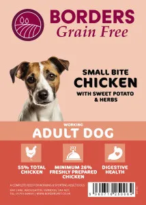 Borders Pet Foods Grain Free Small Breed Adult Chicken, Sweet Potato & Herb