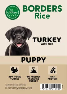 Borders Pet Foods Naturals Puppy Junior Turkey & Rice