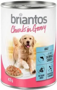 Briantos Salmon & Carrots Chunks In Gravy