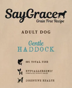 Brown's Natural Pet Store SayGrace Grain Free Adult Gentle Haddock