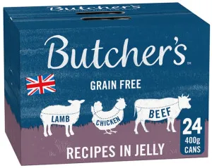 Butchers Grain Free Adult Recipes In Jelly