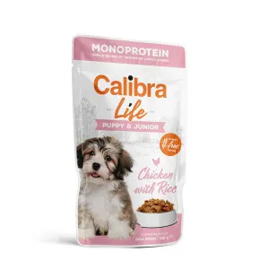 Calibra Life Pouch Pup&Jnr Chicken