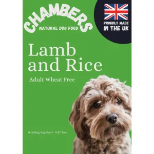 Chambers Pet Natural Wheat Free Adult Lamb and Rice