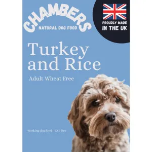 Chambers Pet Natural Wheat Free Adult Turkey and Rice
