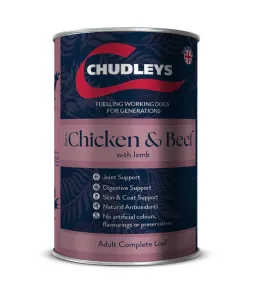 Chudleys Adult Working Dog Rich In Chicken & Beef With Lamb
