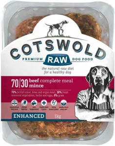 Cotswold Raw Beef Mince 70/30 Enhanced