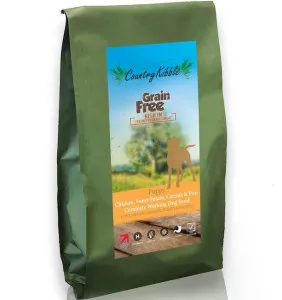 Country Kibble Grain-Free Working Dog Puppy Food Chicken, Sweet Potato, Carrots & Peas