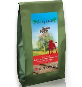 Country Kibble Natural Grain-Free Large Breed Working Dog Food Turkey, Sweet Potato & Cranberry