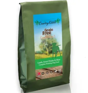 Country Kibble Natural Grain-Free Working Dog Food Lamb, Sweet Potato & Mint