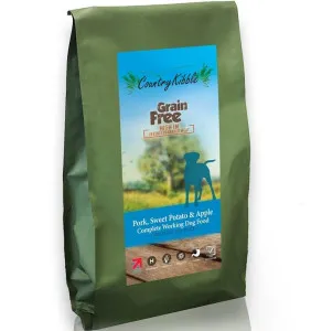 Country Kibble Natural Grain-Free Working Dog Food Pork, Sweet Potato & Apple