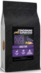 Dachshund Superfood English Country Duck Adult- Allery Rescue Recipe