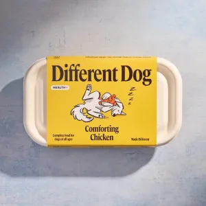 Different Dog Comforting Chicken