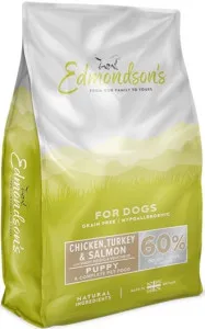 Edmondson's Puppy Chicken, Turkey, Fish with Sweet Potato & Vegetables