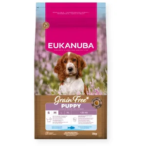 Eukanuba Grain Free Puppy Small/Medium Breed Ocean Fish