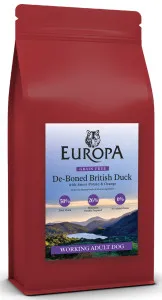 Europa 50/50 Grain Free Duck, Sweet Potato & Orange