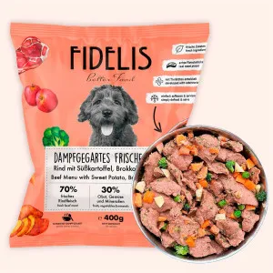 FIDELIS Beef with Sweet Potato, Broccoli and Apple