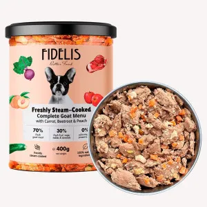 FIDELIS Goat with Carrot, Beetroot & Peach