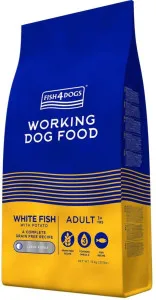 Fish 4 Dogs Working Dog White Fish Adult