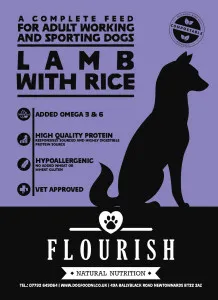 Flourish Lamb & Rice, Hypoallergenic, Working & Sporting