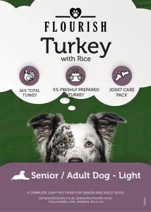 Flourish Senior/light Turkey with Rice