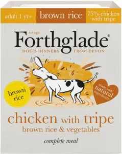 Forthglade Chicken with Tripe, Brown Rice & Vegetables