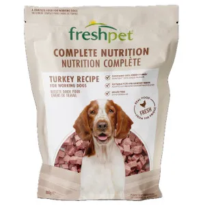 Freshpet Turkey recipe For Working Dogs