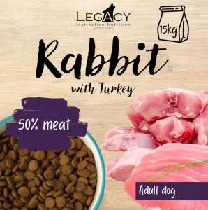 Fur Baby Nutrition Legacy Rabbit with Turkey Grain Free Sensitive