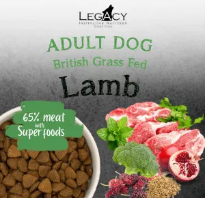 Fur Baby Nutrition Legacy Superfood 65 British Grass Fed Lamb