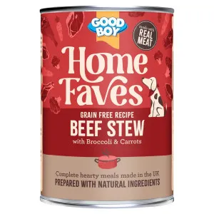 Good Boy Home Faves Grain Free Beef Stew with Broccoli & Carrots