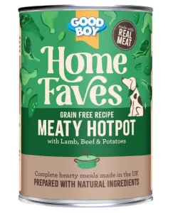 Good Boy Home Faves Meaty Hotpot with Lamb, Beef & Potatoes