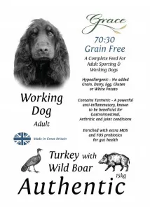 Grace Natural Pet Foods Authentic Working