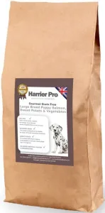 Harrier Pro Pet Foods Gourmet Grain Free Salmon, Sweet Potato and Vegetables Large Breed Puppy
