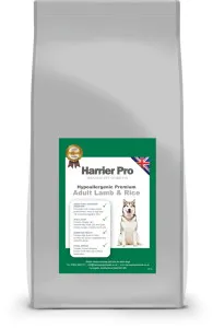 Harrier Pro Pet Foods Hypoallergenic Lamb and Rice Adult