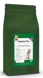 Harrier Pro Pet Foods Natural Turkey and Rice Small Breed Adult