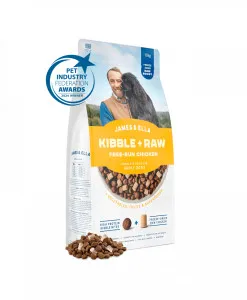 James & Ella Kibble + Raw Free Run Chicken