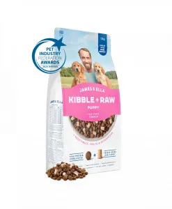 James & Ella Kibble +Raw Puppy Free Range Turkey