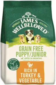 James Wellbeloved Grain Free Turkey & Vegetables Puppy/ Junior