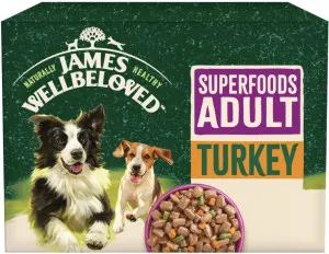 James Wellbeloved Superfoods Adult Turkey in Gravy