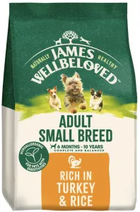 James Wellbeloved Turkey & Rice Small Breed
