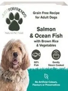 Just For Friends Natural Pet Food Salmon with Brown Rice & Veg
