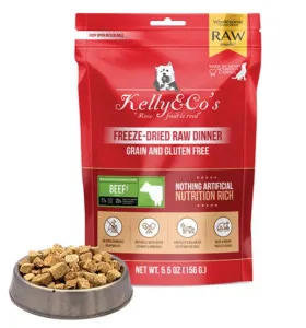 Kelly & Co's Freeze Dried Raw Dinner Beef Formula